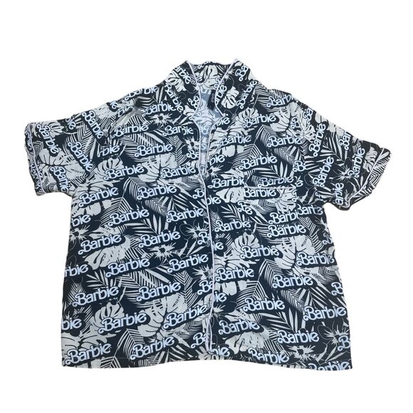 Barbie Pajama Short Set Black Size Large - Picture 3 of 6